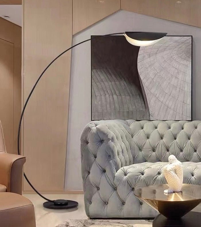 Black arch floor lamp - SHAGHAF HOME