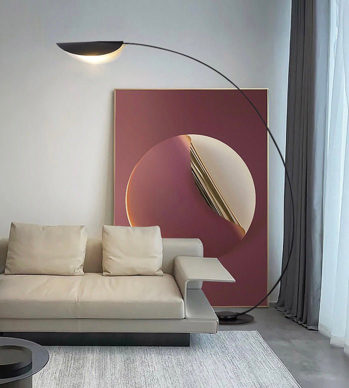 Black arch floor lamp - SHAGHAF HOME