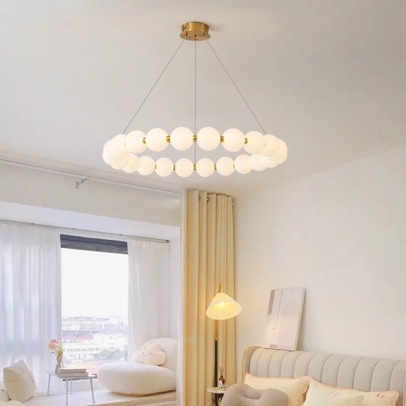 Bubble ring chandelier - SHAGHAF HOME