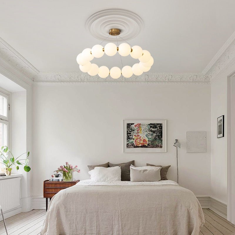Bubble ring chandelier - SHAGHAF HOME