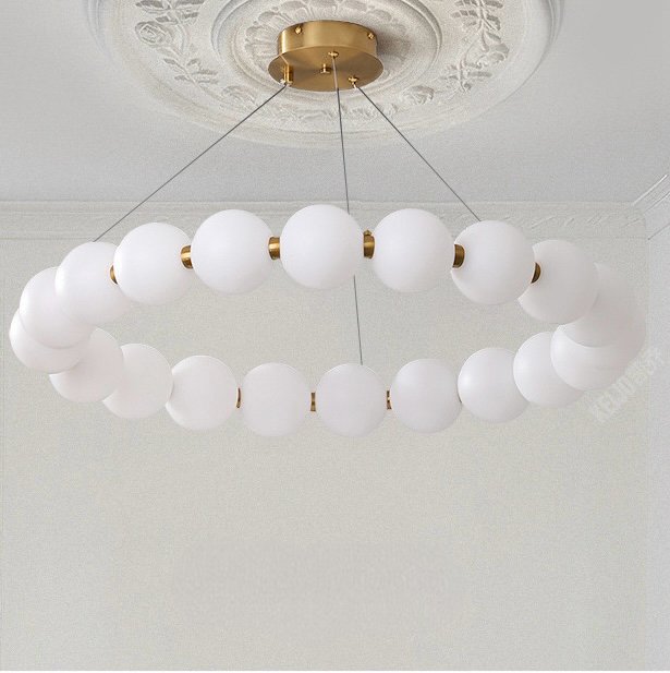 Bubble ring chandelier - SHAGHAF HOME