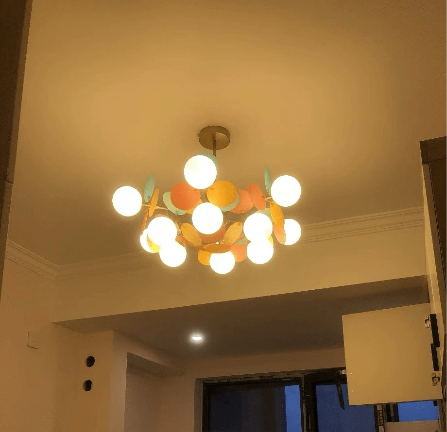 Colorful Bubble Chandelier – Modern Ceiling Light for Stylish Interiors - SHAGHAF HOME