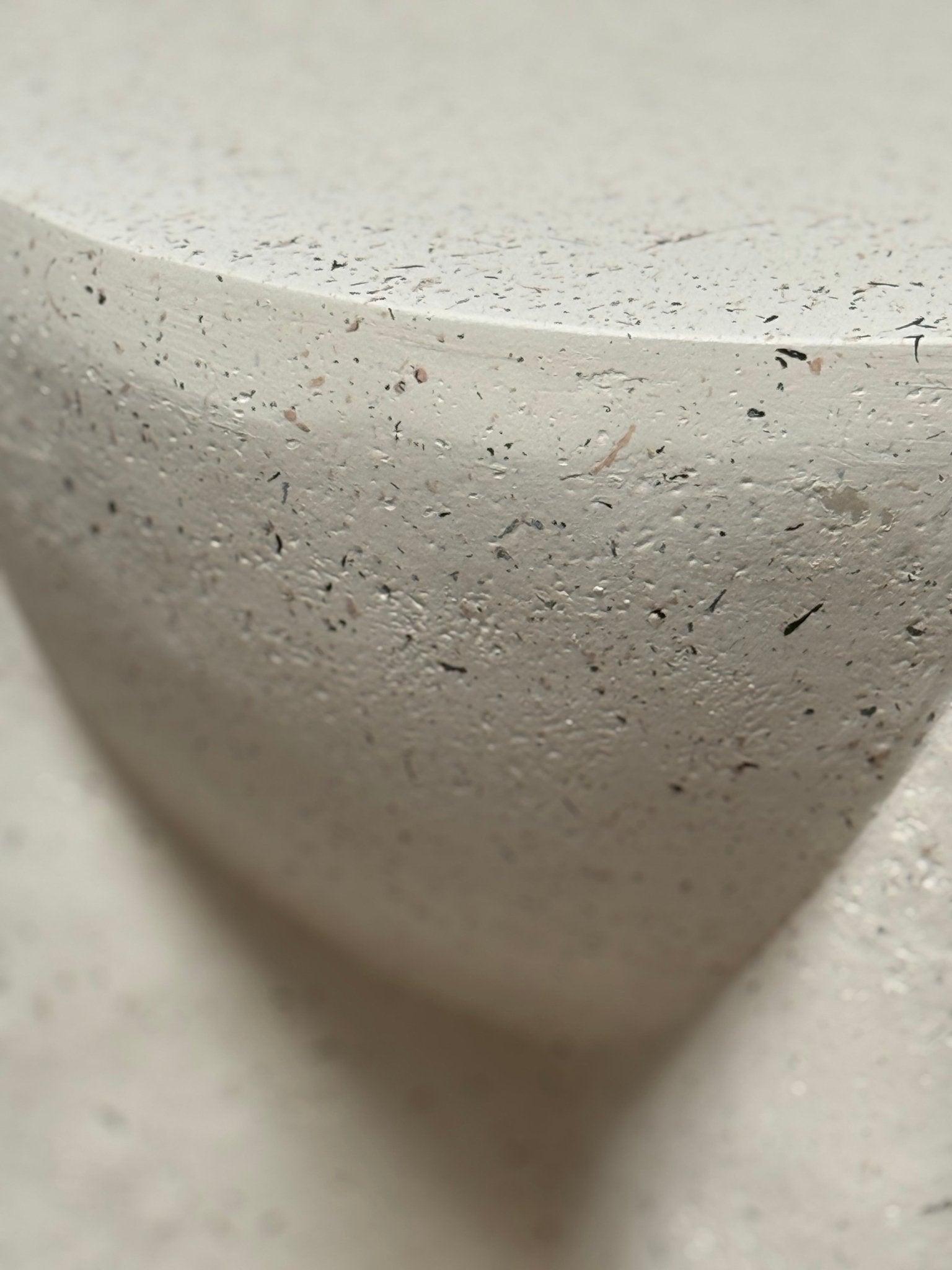 Contemporary Magnesium Mud accent Side Table - SHAGHAF HOME