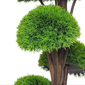 Elegant Artificial Pom-Pom Bonsai Tree