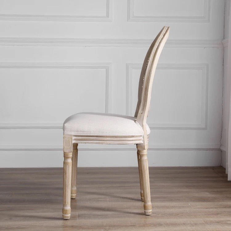 Elsa Wood and rattan dining chair - SHAGHAF HOME