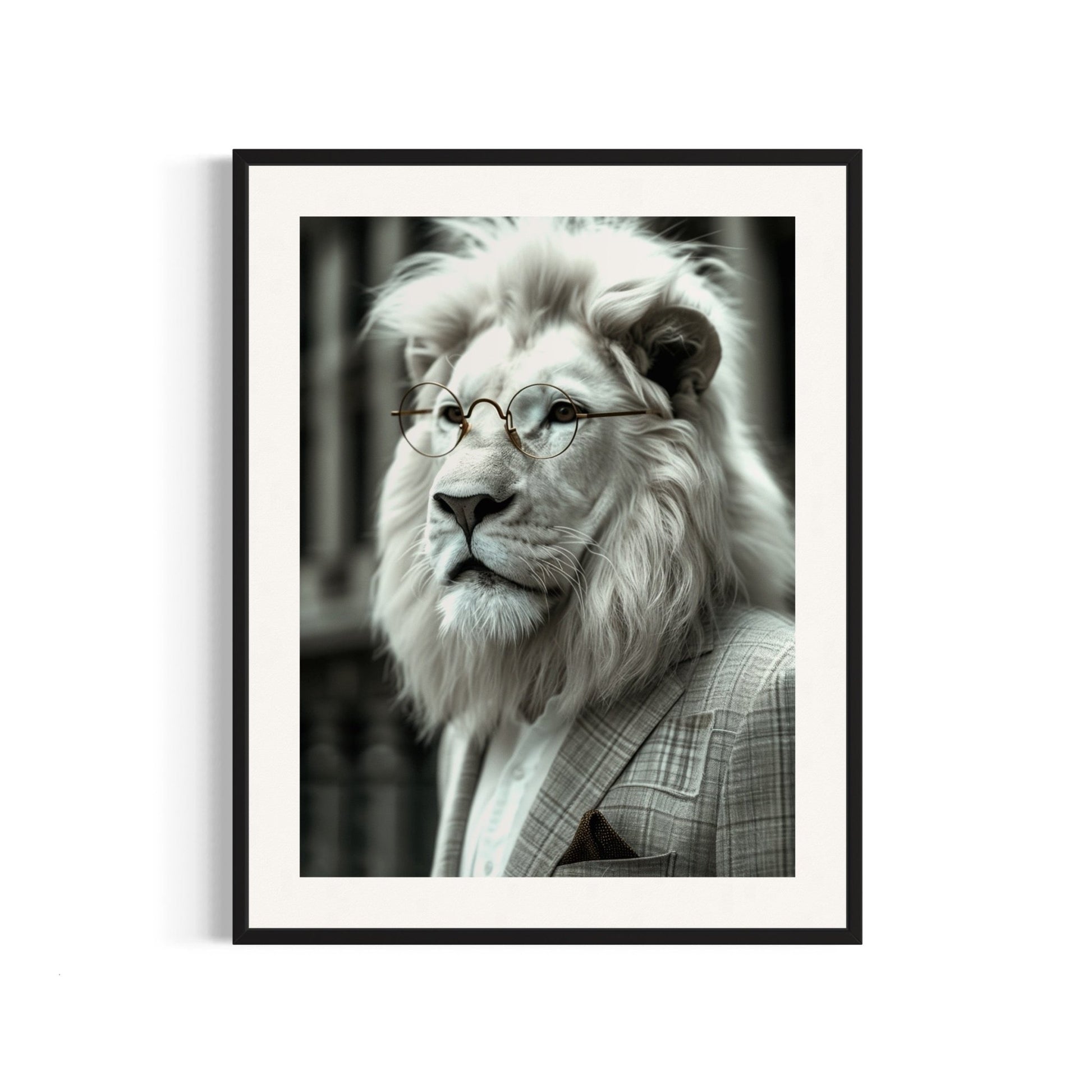Executive Lion in Classic Suit - SHAGHAF HOME