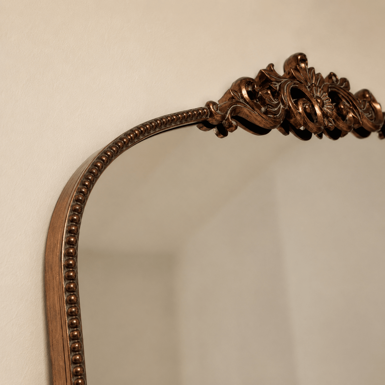 Florentine Antique Brown Metal Floor Mirror – 180 × 90 cm - SHAGHAF HOME