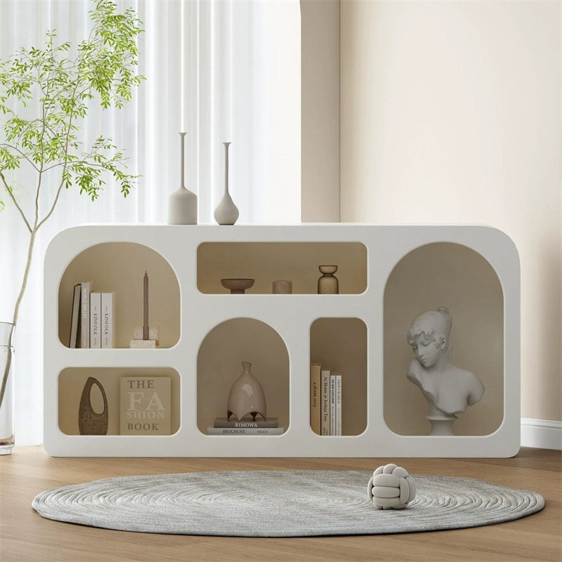 White arch Arched display cabinet – SHAGHAF HOME