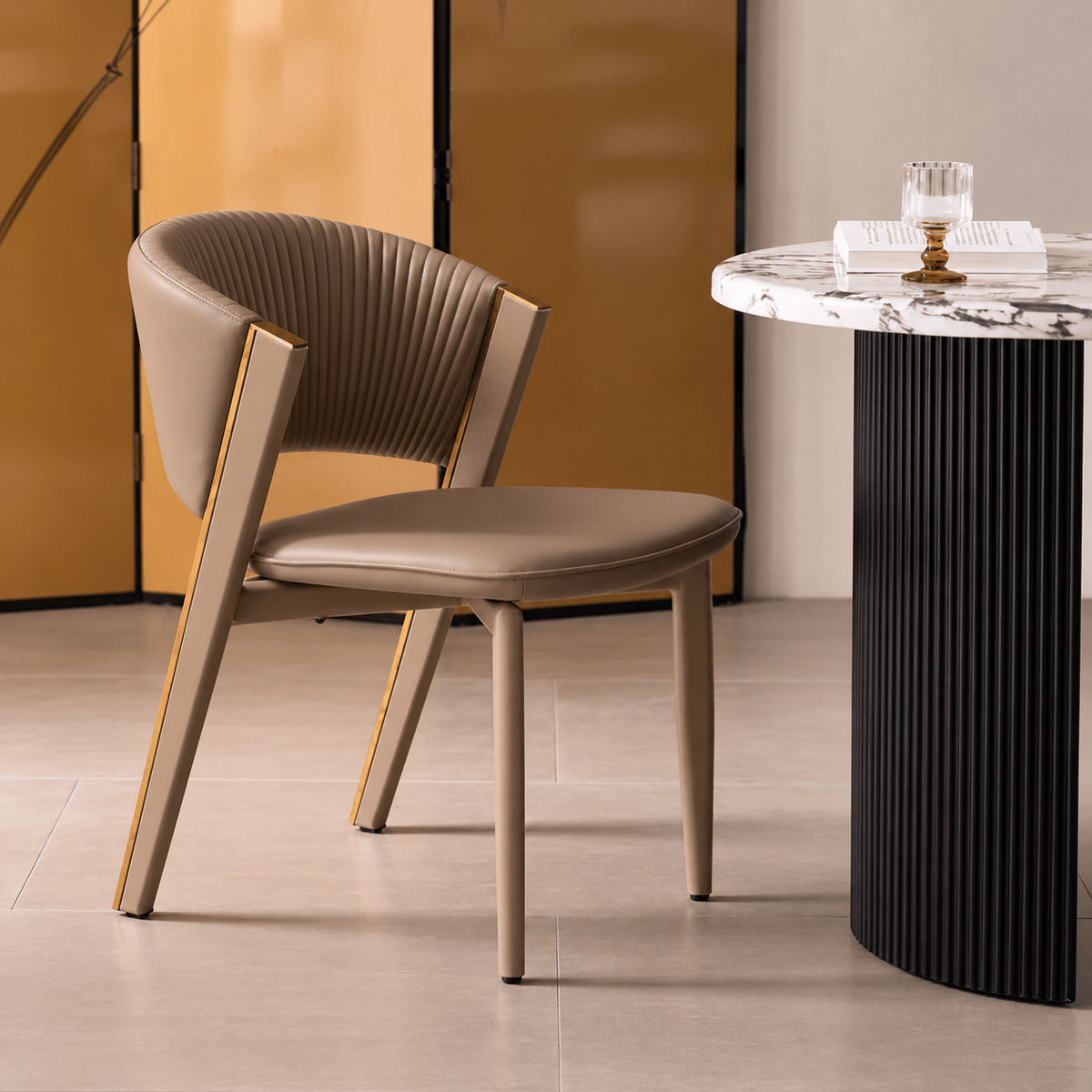 Italian design Minimalist Dining Chair - SHAGHAF HOME