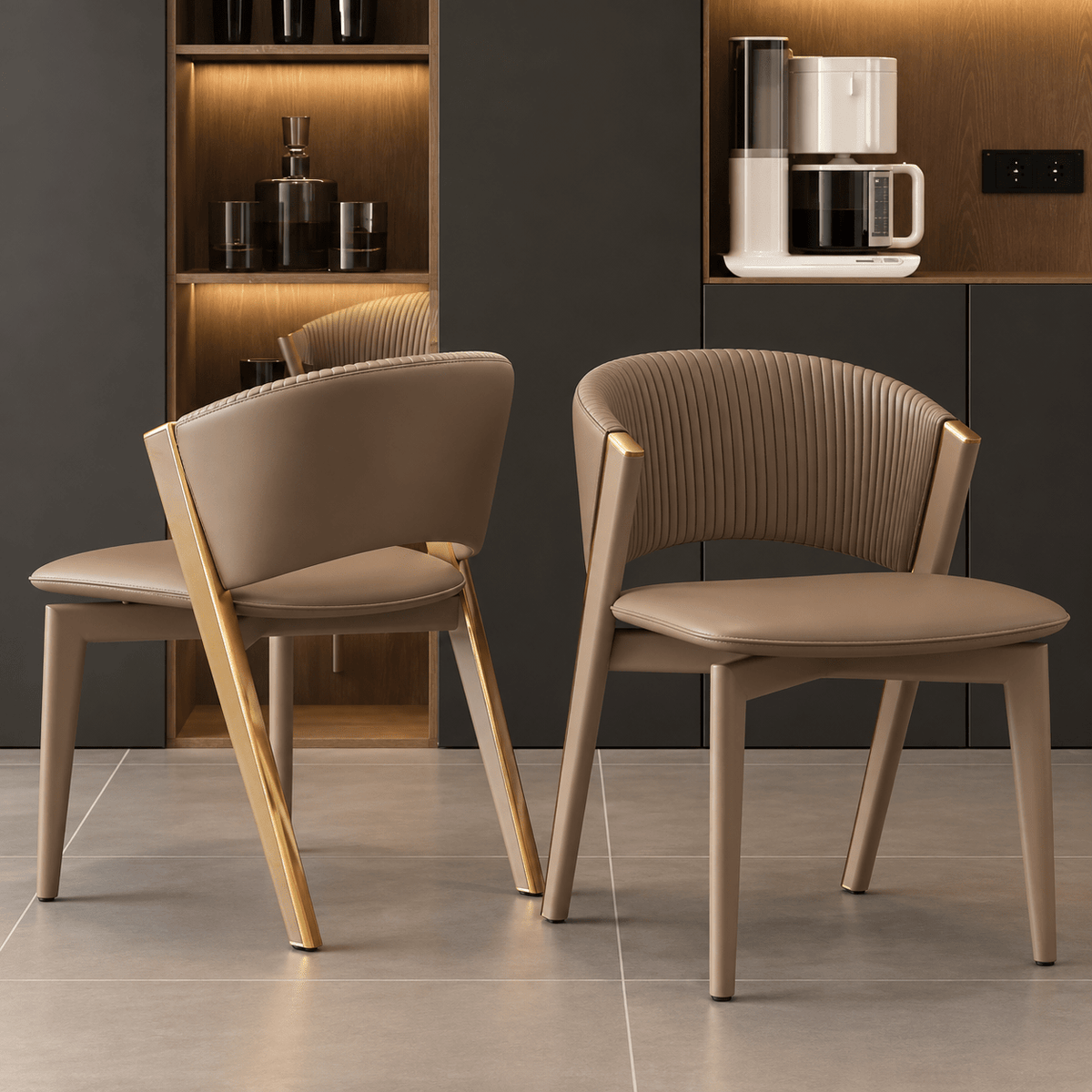 Italian design Minimalist Dining Chair - SHAGHAF HOME