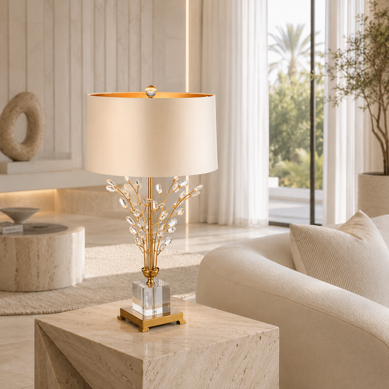 Florielle Acrylic Branch Table Lamp