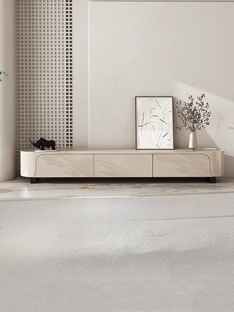 KORAN Modern Minimalist TV Stand – Elegant Low - Profile Media Console - SHAGHAF HOME
