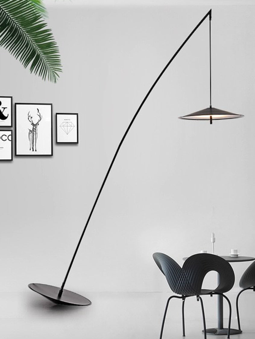 Large Modern Arc Floor Lamp – Elegant Minimalist Lighting for Your Space - SHAGHAF HOME