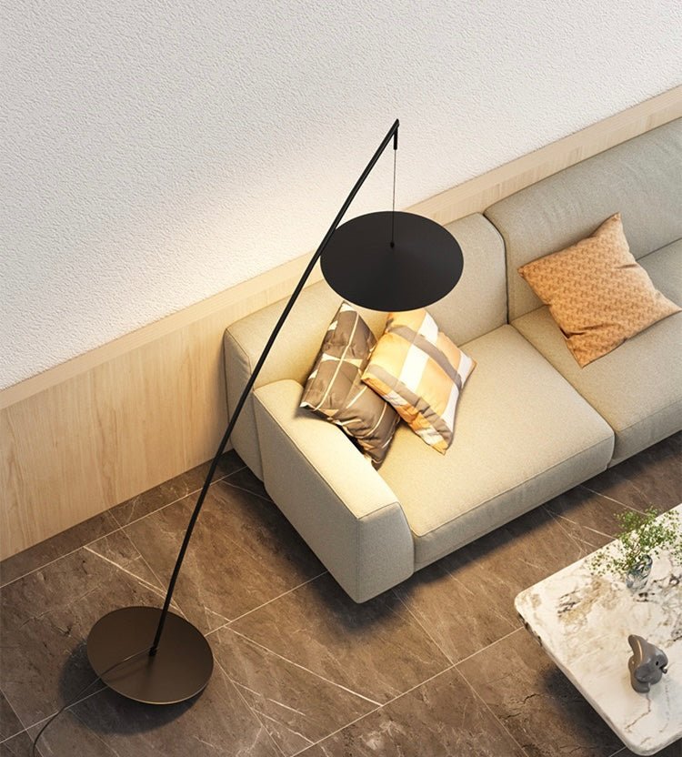 Large Modern Arc Floor Lamp – Elegant Minimalist Lighting for Your Space - SHAGHAF HOME