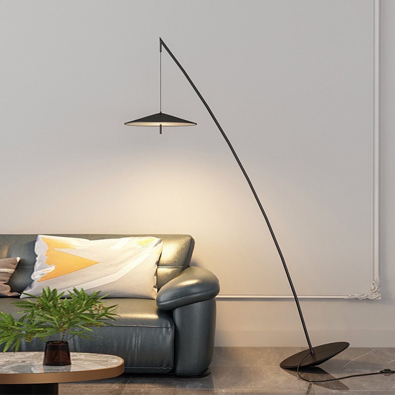 Large Modern Arc Floor Lamp – Elegant Minimalist Lighting for Your Space - SHAGHAF HOME