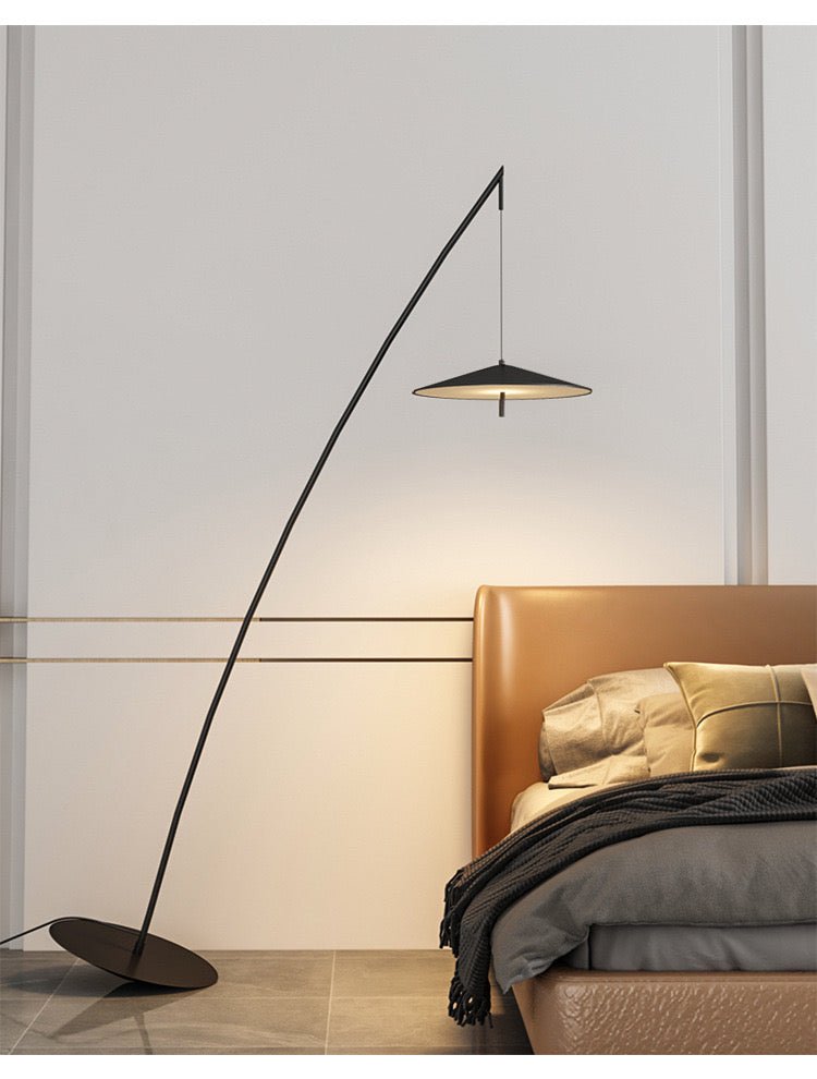 Large Modern Arc Floor Lamp – Elegant Minimalist Lighting for Your Space - SHAGHAF HOME