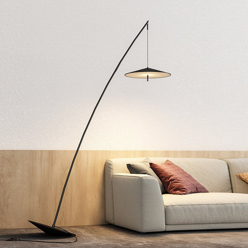 Large Modern Arc Floor Lamp – Elegant Minimalist Lighting for Your Space - SHAGHAF HOME