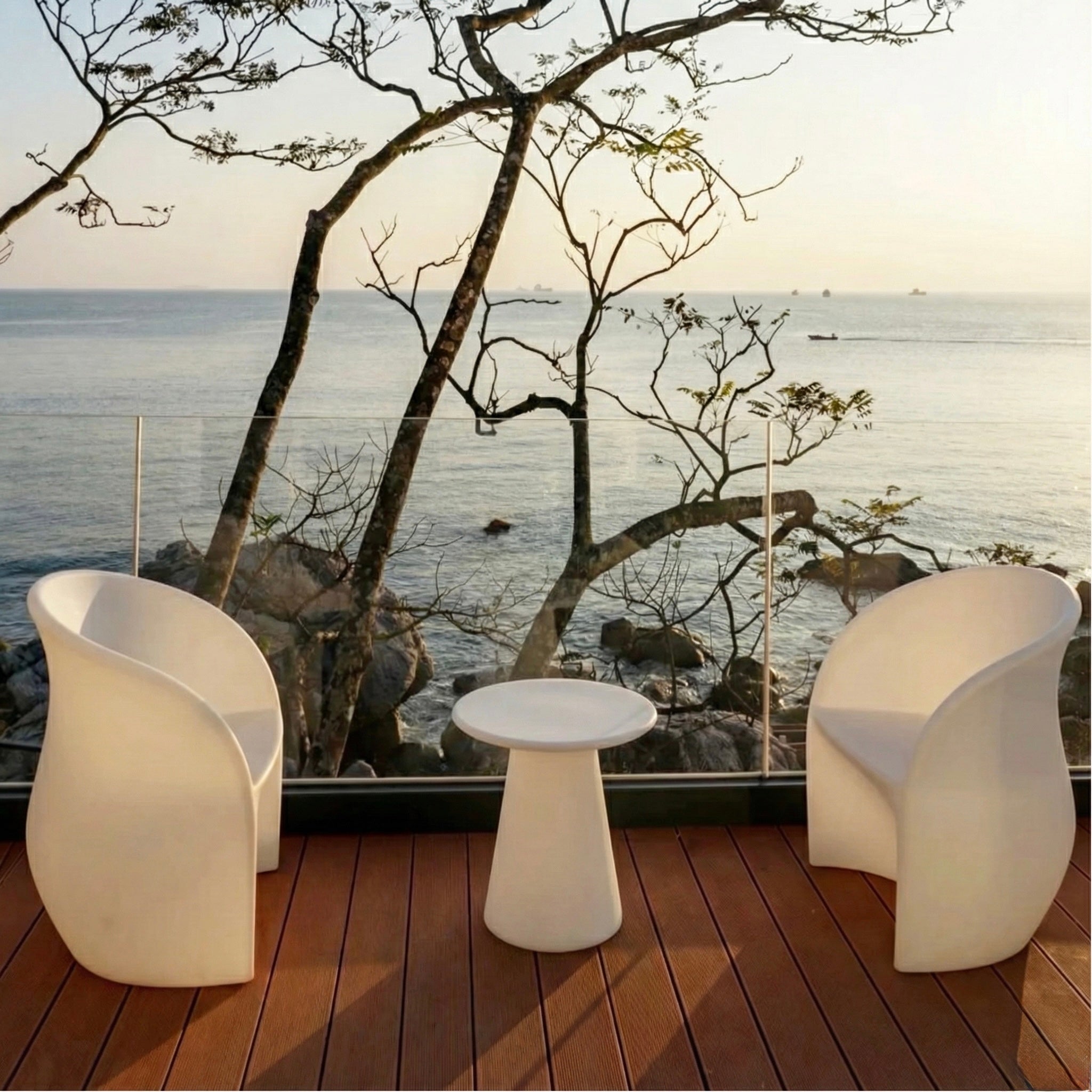 LED Outdoor Lounge Chair – Rechargeable & Remote Control - SHAGHAF HOME