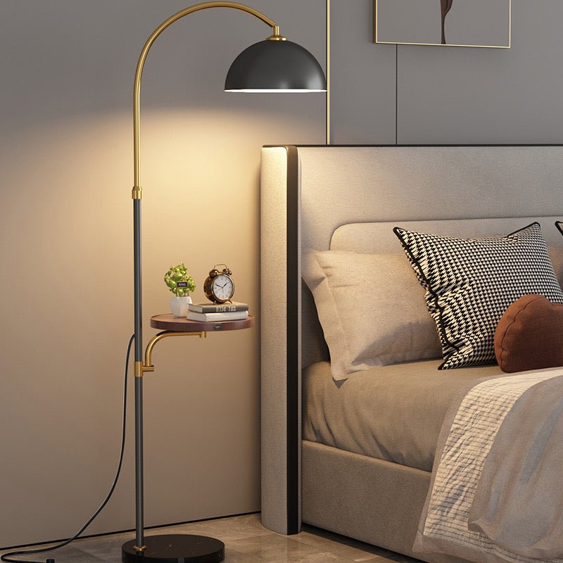 Lilwa black and gold Floor lamp - SHAGHAF HOME