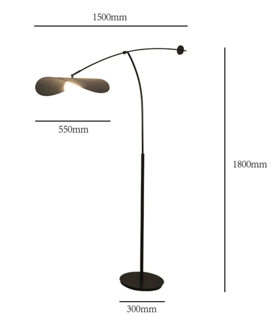 Lumya black floor lamp - SHAGHAF HOME