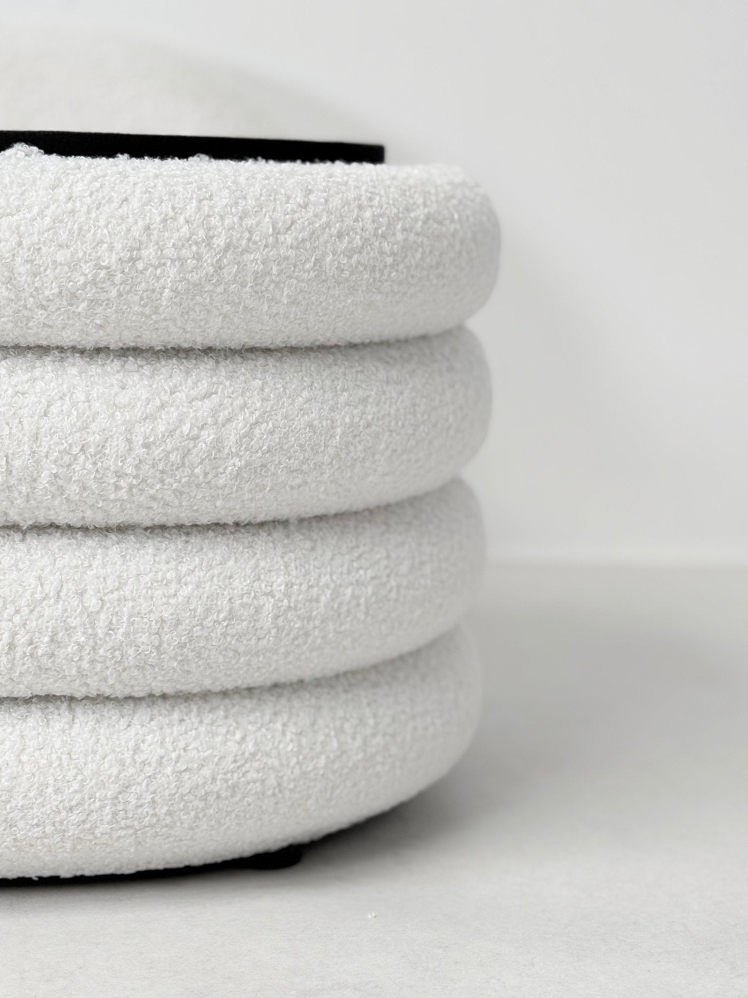 LUNA Bouclé Storage Bench - SHAGHAF HOME