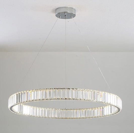 Luxury Crystal ring chandelier - SHAGHAF HOME