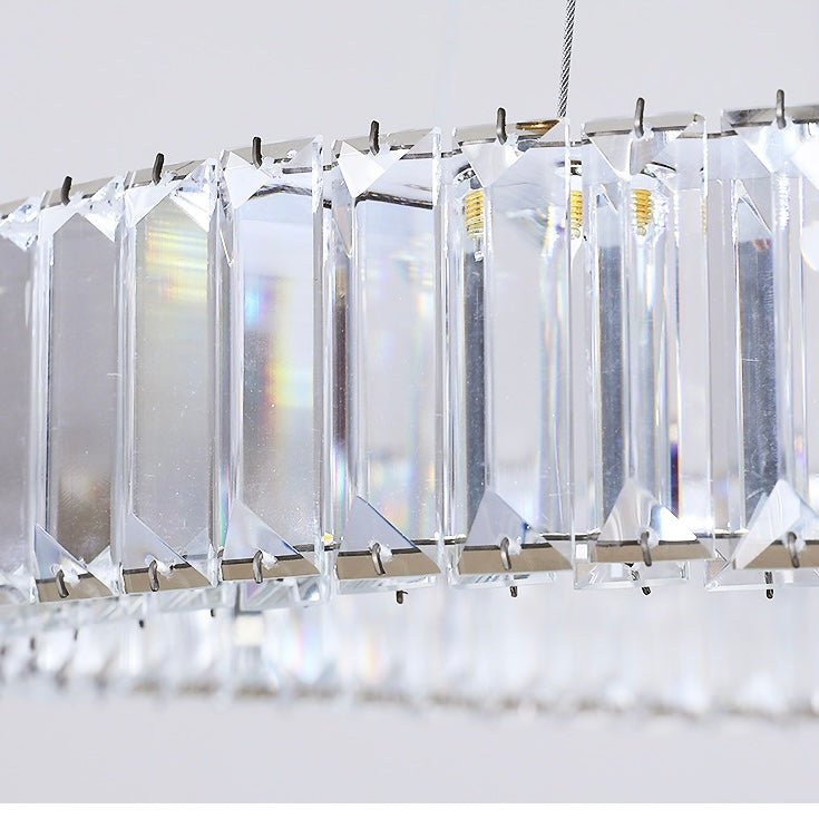 Luxury Crystal ring chandelier - SHAGHAF HOME