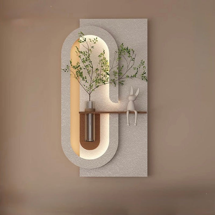 Luxury Handmade Sandstone Wall Panel with LED Light - SHAGHAF HOME