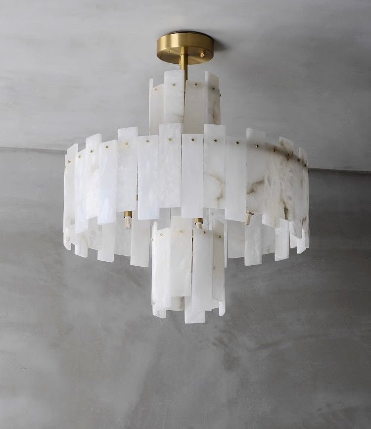 Luxury Natural marble chandelier - SHAGHAF HOME