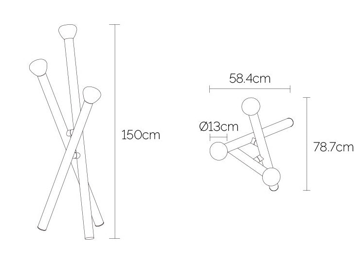 Lwand artist floor lamp. - SHAGHAF HOME