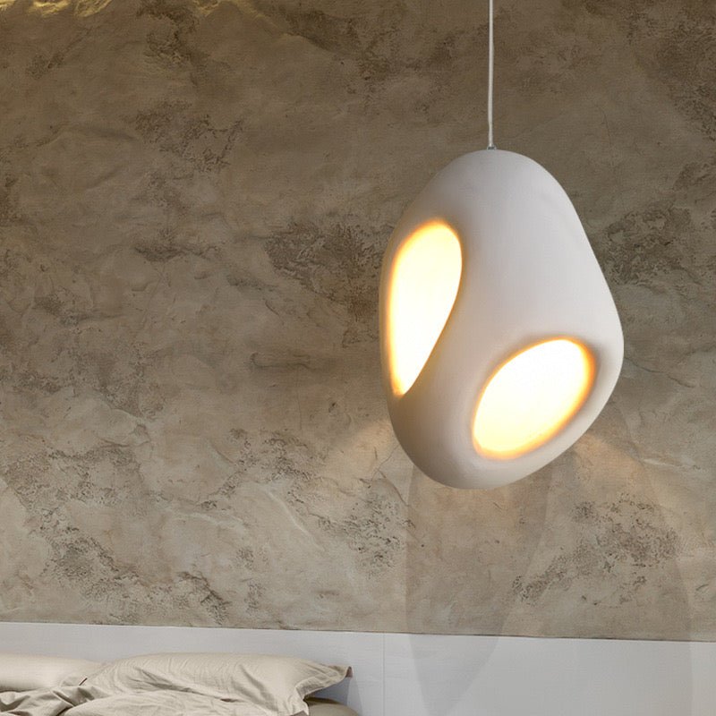 Minimalist Beauty Wabi-Sabi Eggshell Pendant Light - SHAGHAF HOME