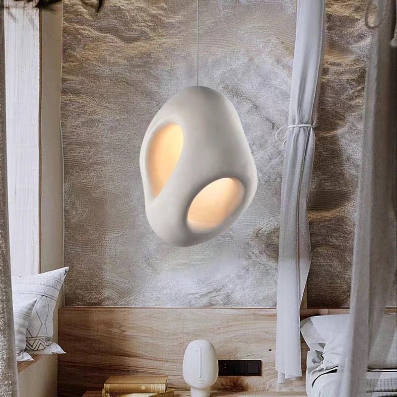 Minimalist Beauty Wabi-Sabi Eggshell Pendant Light - SHAGHAF HOME