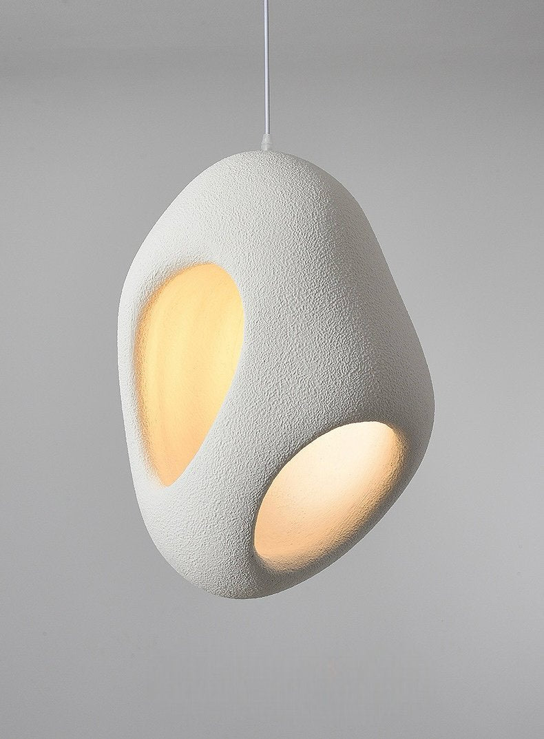 Minimalist Beauty Wabi-Sabi Eggshell Pendant Light - SHAGHAF HOME