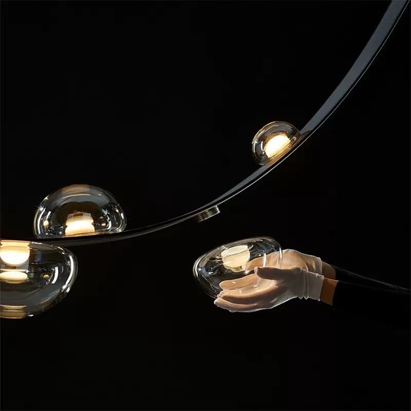Modern Bubble Chain LED Chandelier – 300CM - SHAGHAF HOME