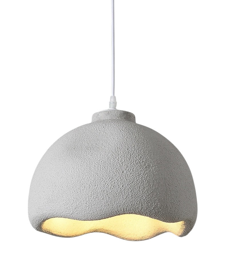 Modern Grey Sculptural Pendant Light – Minimalist Elegance - SHAGHAF HOME