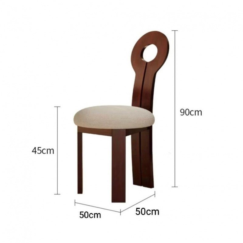 Modern Luxury Wooden Dining Chair – Available in Black & Brown - SHAGHAF HOME