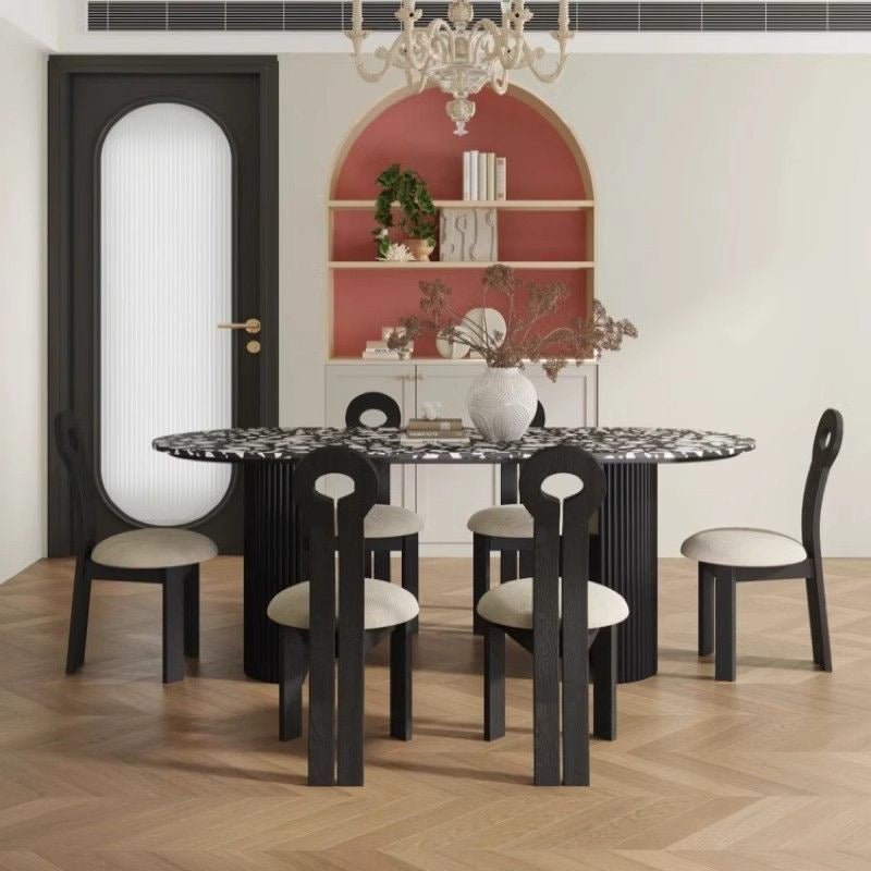 Modern Luxury Wooden Dining Chair – Available in Black & Brown - SHAGHAF HOME
