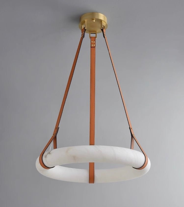 Modern Marble - Look Pendant Light – Circular Luxury Design - SHAGHAF HOME