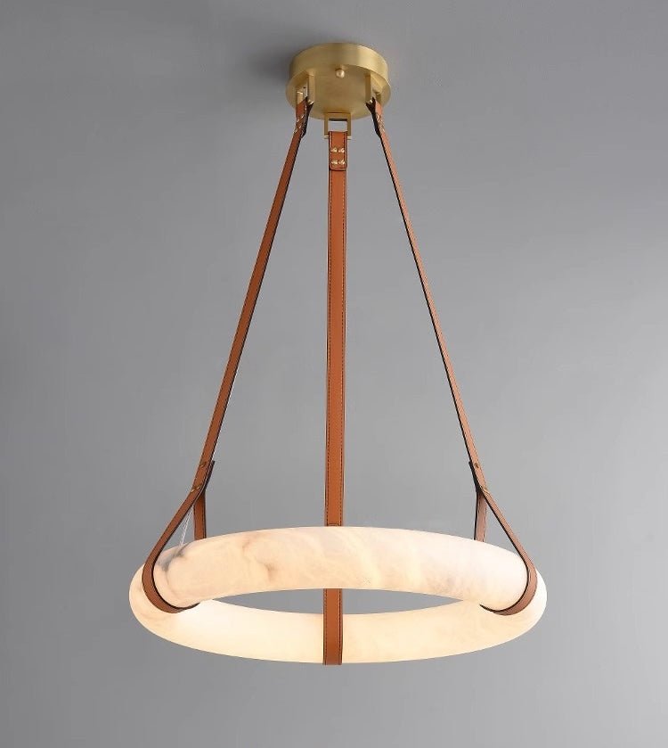 Modern Marble - Look Pendant Light – Circular Luxury Design - SHAGHAF HOME