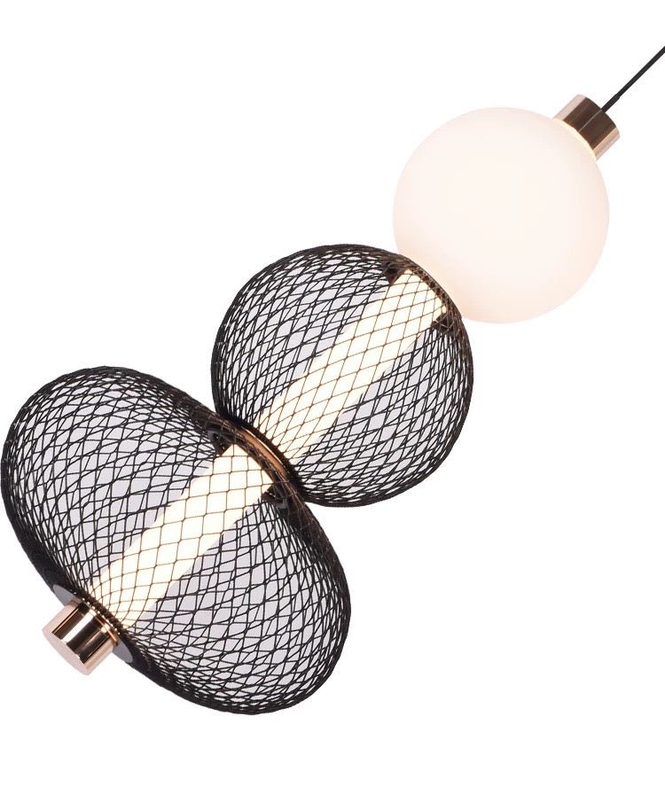 Modern Mesh Globe Pendant Chandelier for Dining Rooms - SHAGHAF HOME