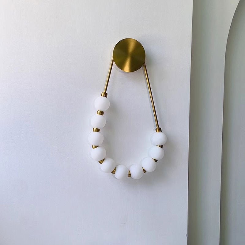 Modern minimalist necklace LED wall lamp - SHAGHAF HOME