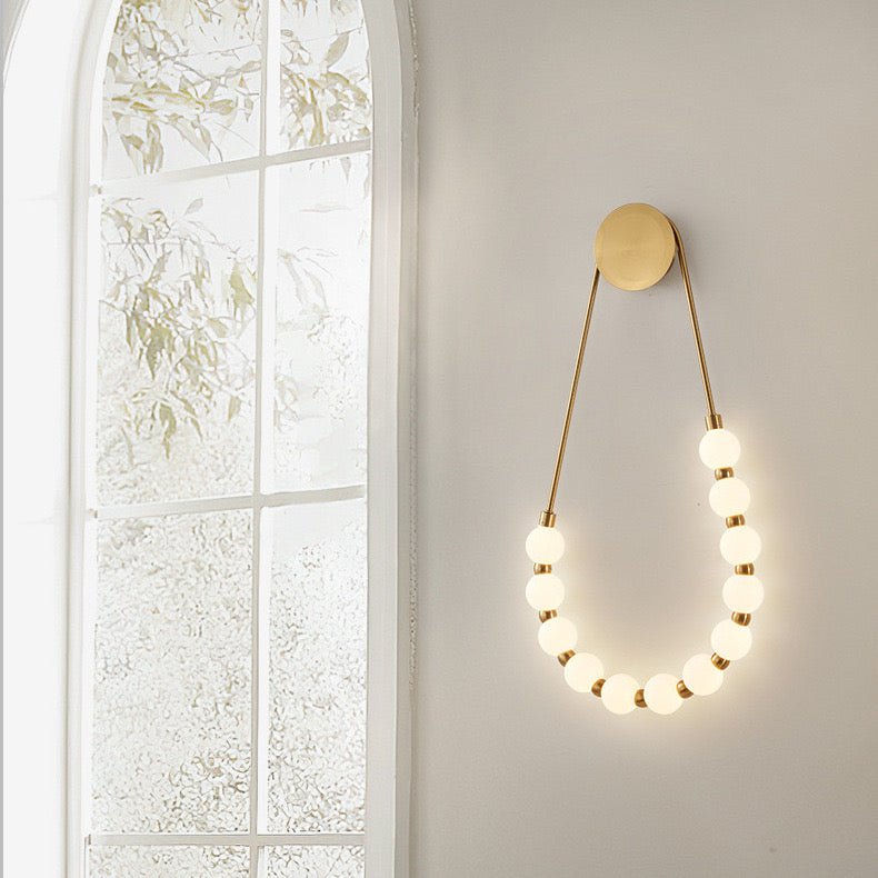 Modern minimalist necklace LED wall lamp - SHAGHAF HOME