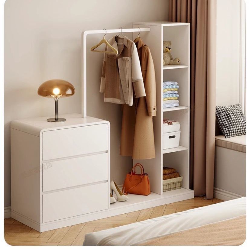 Modern Multifunctional Wardrobe with Drawer Storage – Space - Saving Elegance - SHAGHAF HOME