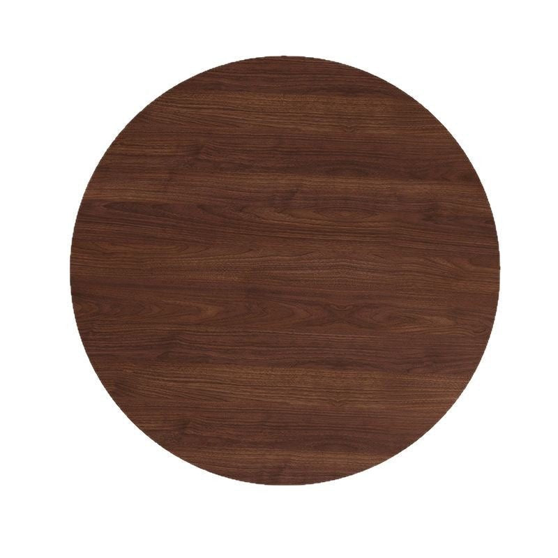 Modern Round Dining Table – 120x75 cm | Elegant MDF Wood Finish - SHAGHAF HOME