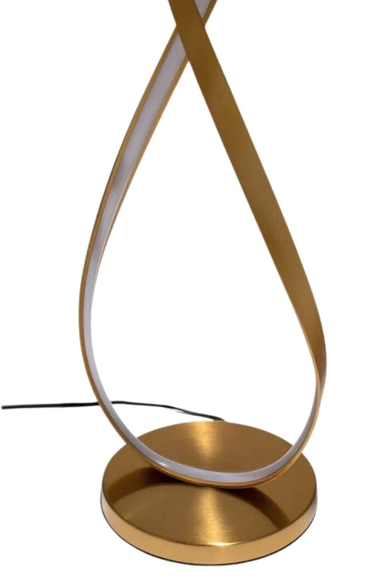 Modern Twist LED Floor Lamp – Artistic Illumination for Contemporary Spaces - SHAGHAF HOME