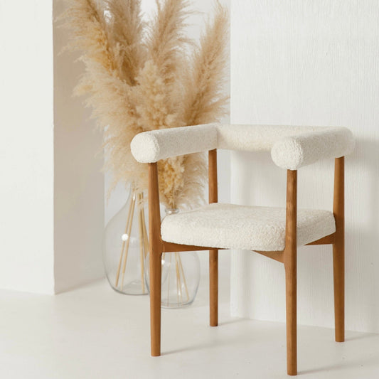 Moltano boucle dining chair - SHAGHAF HOME