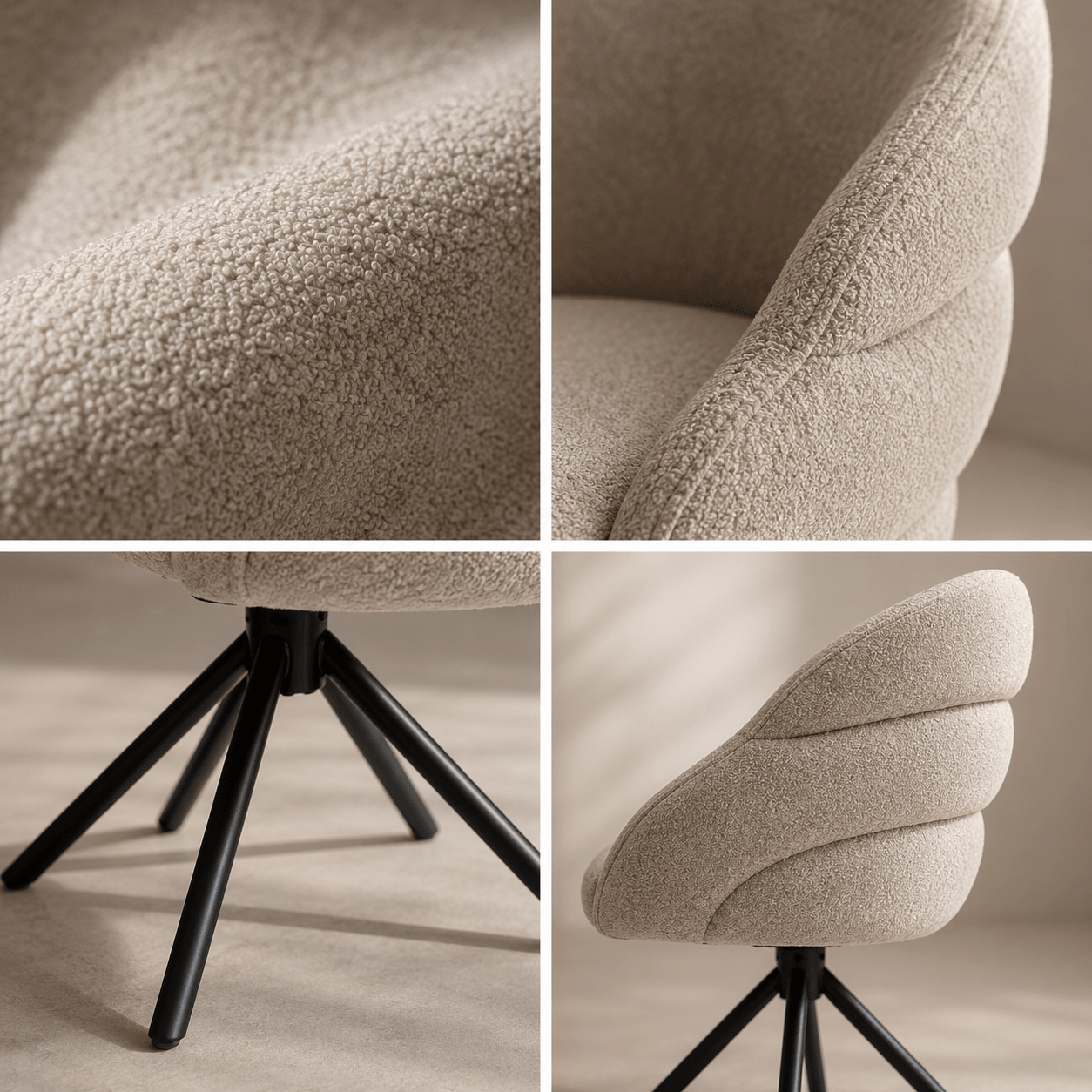 Moreè Swivel Dining Chair - SHAGHAF HOME