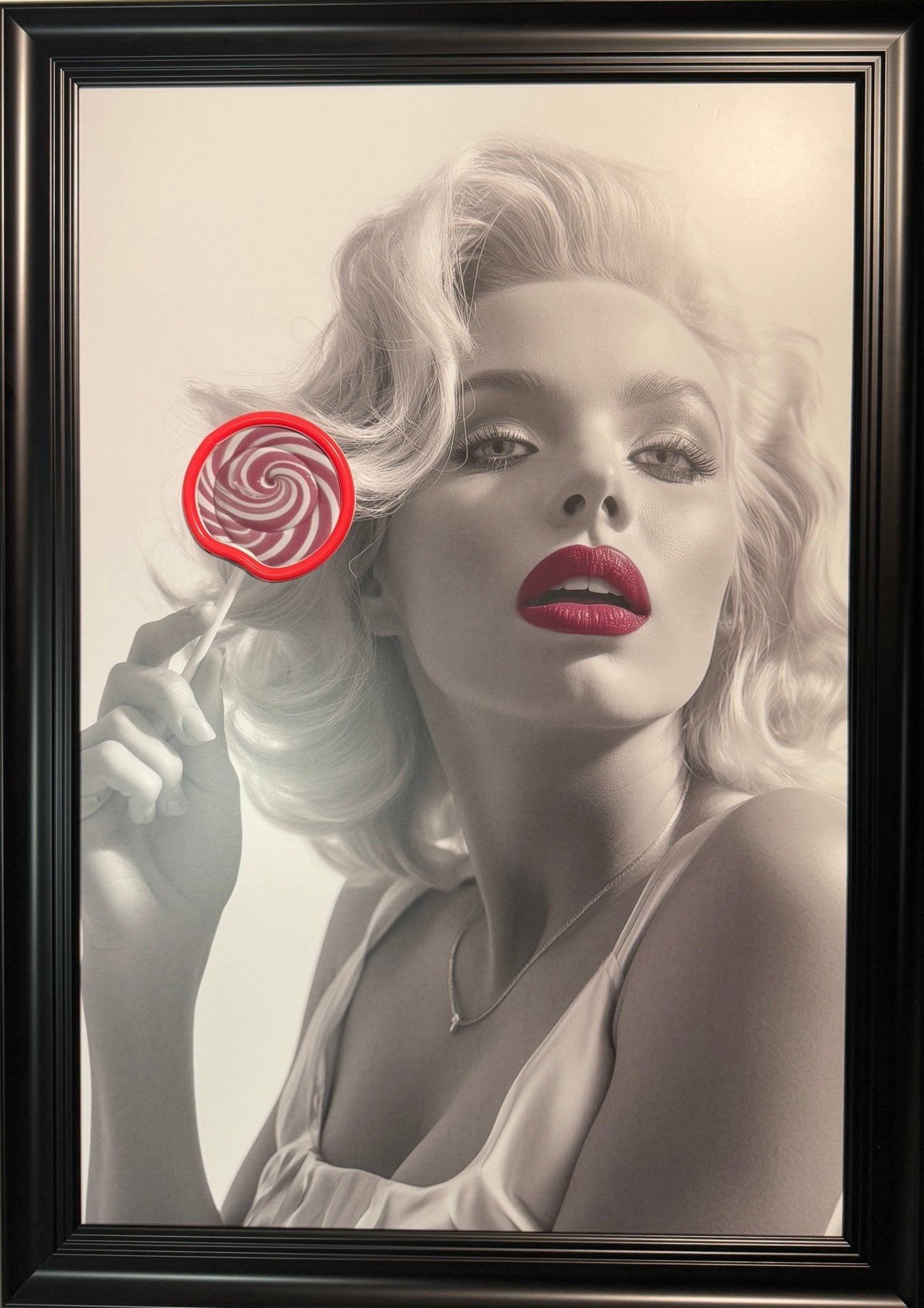 Neon Glow Marilyn Art Frame – LED Wall Decor - SHAGHAF HOME