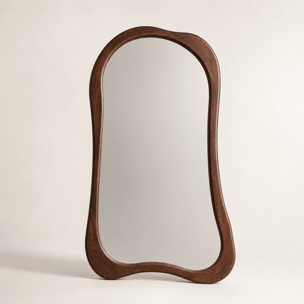 Oversized Organic Solid Wood Floor Mirror – 190×120 cm - SHAGHAF HOME