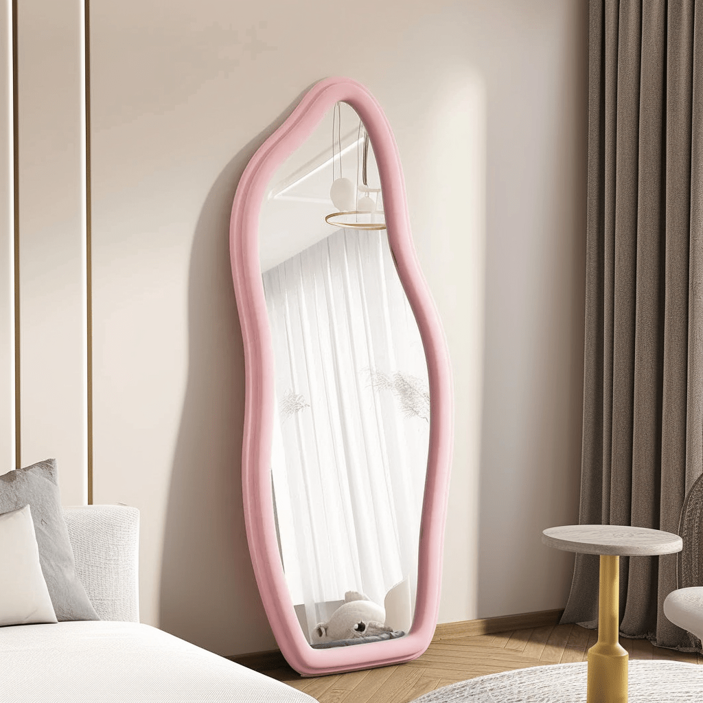 Pink irregular shape - SHAGHAF HOME